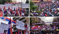 Održan veliki narodni skup u Kosovskoj Mitrovici: Na kraju svi pevali "Ovo je Srbija"