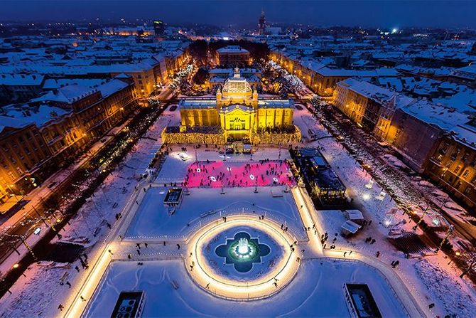 Advent Zagreb Ice Park