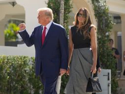 Donald Tramp i MElanija Tramp glasanje