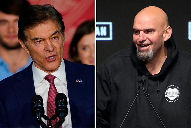 Mehmet Oz, John Fetterman