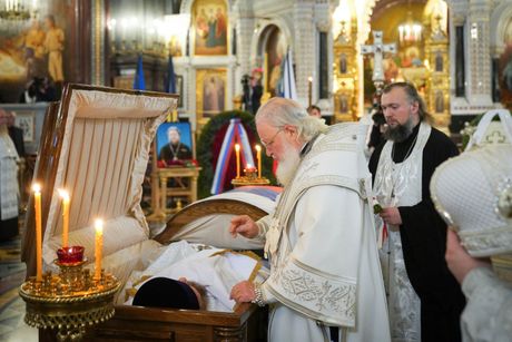 Mihail Vasiljev, sveštenik, sahrana