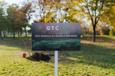GTC donirao 100 sadnica za zeleniji Beograd