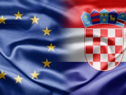 Evropska unija EU Hrvatska Croatia zastava zastave flag