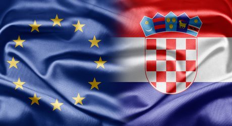 Evropska unija EU Hrvatska Croatia zastava zastave flag