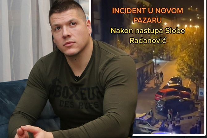 Sloba Radanović incident Novi Pazar