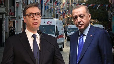 Aleksandar Vučić, Redžep Tajip Erdogan, Teroristički napadi Turska