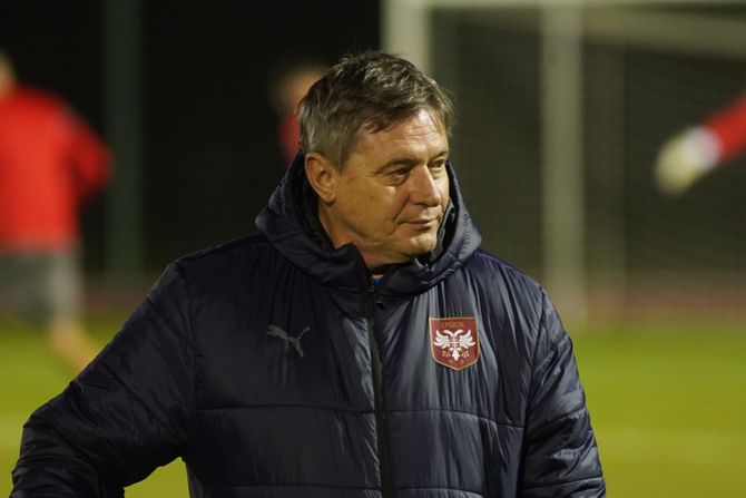 Dragan Stojković Piksi Fudbalska reprezentacija Srbije Srbija trening