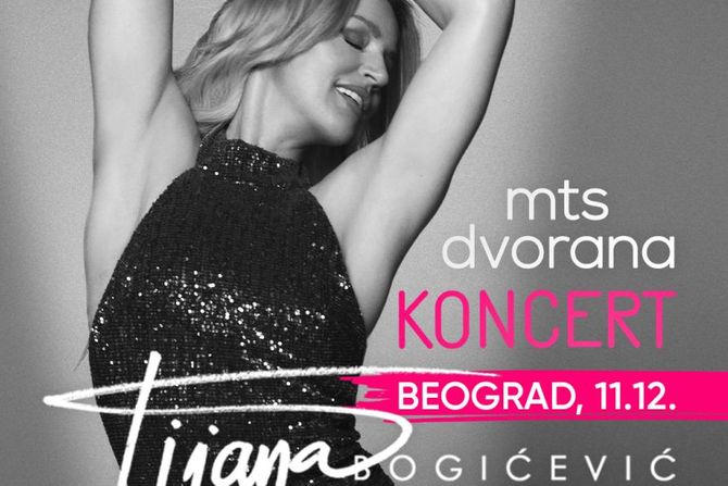 Tijana Bogićević koncert mts Dvorana