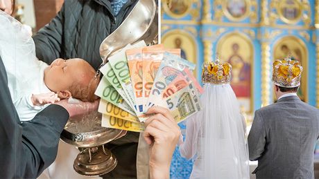 Krštenje, venčanje, novac evri