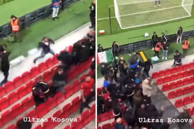 Tuča navijača Ultras Kosova