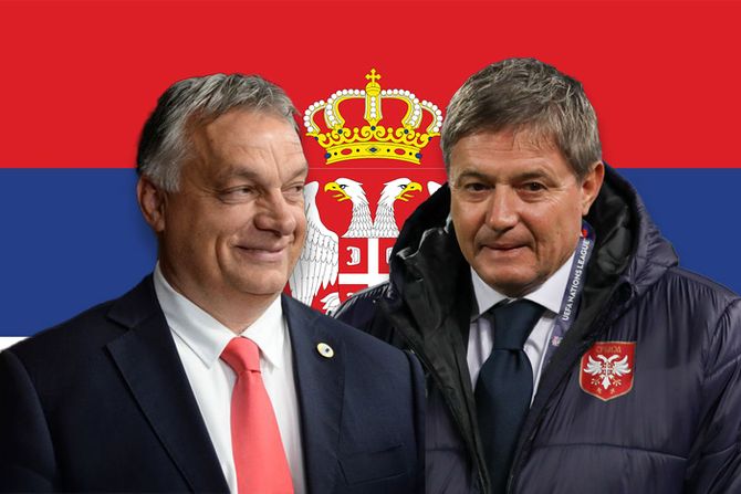 Viktor Orban i Dragan Stojković Piksi