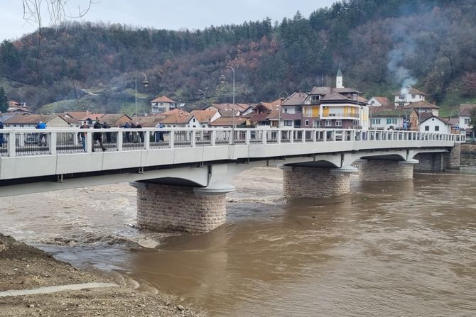 Prijepolje -  nevreme, obilne padavine, kiša, poplava, poplave, reka Lim