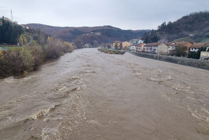 Prijepolje -  nevreme, obilne padavine, kiša, poplava, poplave, reka Lim