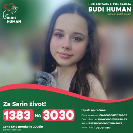 Sara Prljinčević budi human humano