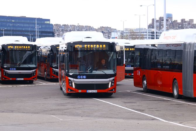 Autobusi GSP autobus GSP neutralna autobus neutralna gradski prevoz javni prevoz pogon Novi Beograd