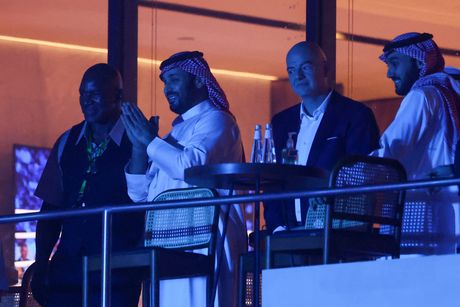 Predsednik FIFA Đani Infantino Gianni Infantino Saudijska Arabija princ Mohammed bin Salman MBS Katar fudbal Svetsko prvenstvo