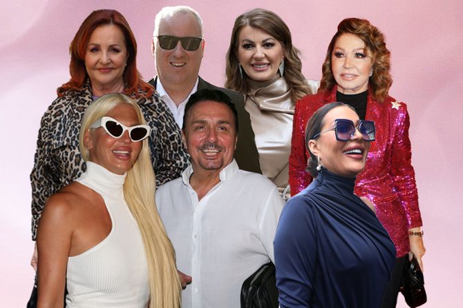 Ana Bekuta, Saša Matić, Viki Miljković, Neda Ukraden, Jelena Karleuša, Dragan Kojić Keba, Svetlana Ceca Ražnatović