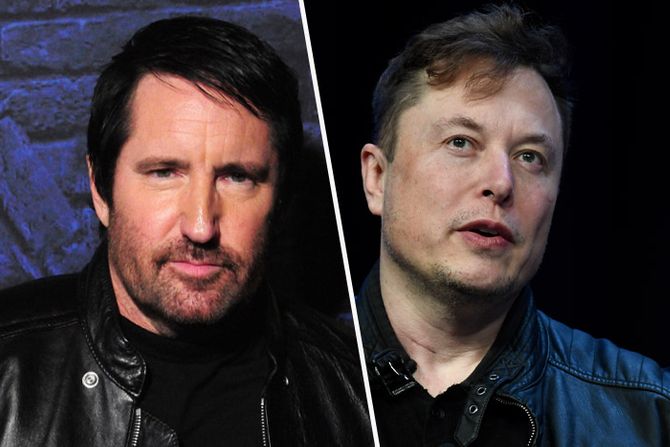 Elon Mask i Trent Reznor