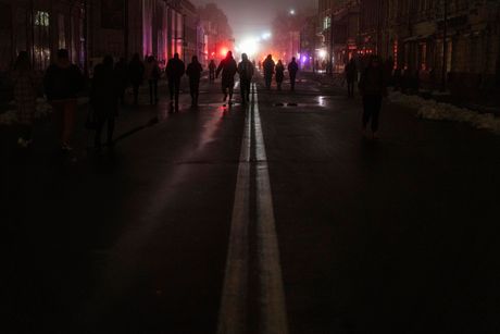 Kijev, Ukrajina, nestanak struje