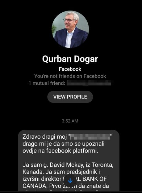 David McKay Mekej FB facebook fejsbuk prevara David McKay Mekej FB facebook fejsbuk prevara