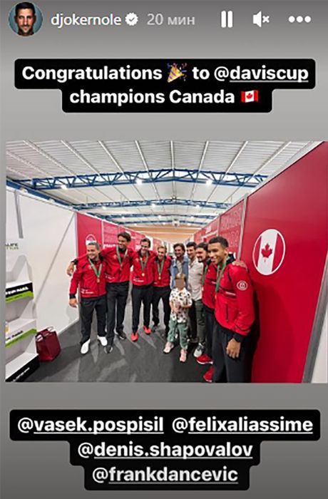 Djokovic Dejvis kup Kanada