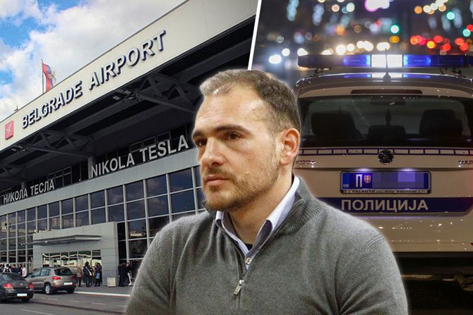 Luka Bojović aerodrom policija