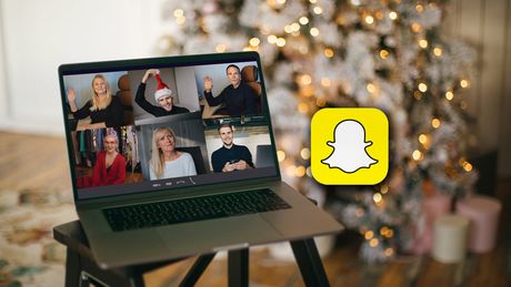 Snapchat, snepčet, novogodišnja jelka