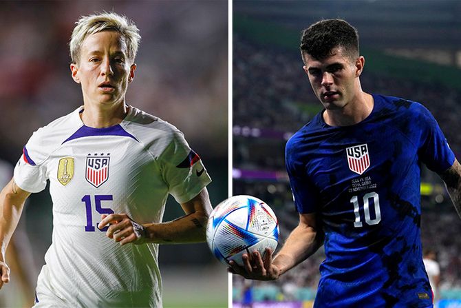 Megan Rapinoe, Christian Pulisic