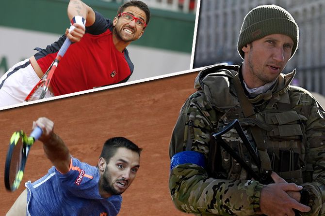 Sergej Stahovski Janko Tipsarević Viktor Troicki Sergej Stahovski Janko Tipsarević Viktor Troicki