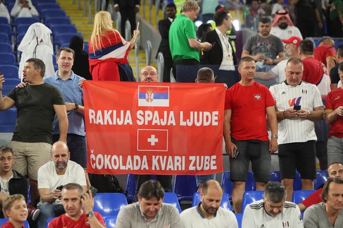 Fudbal Svetsko prvenstvo SP Katar Srbija - Švajcarska