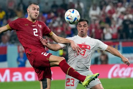 Fudbal Svetsko prvenstvo SP Katar Srbija - Švajcarska Strahinja Pavlović