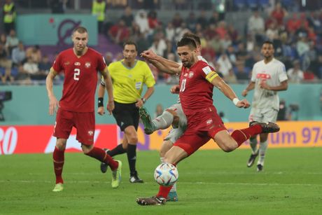 Fudbal Svetsko prvenstvo SP Katar Srbija - Švajcarska Dušan Tadić