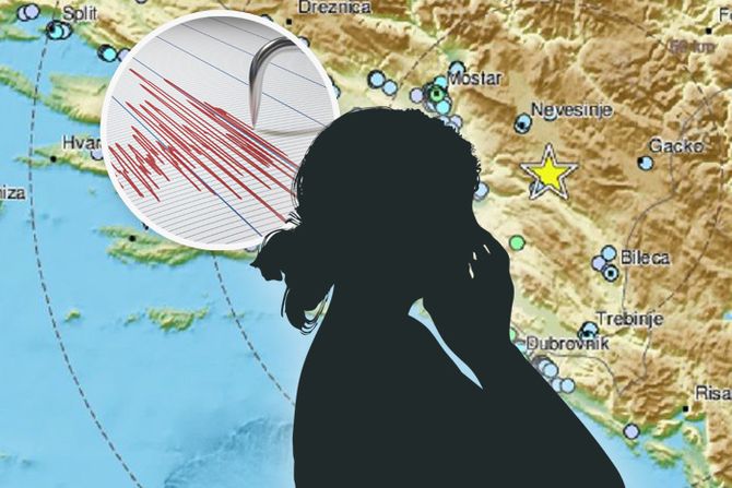 Bosna, zemljotres žena plače Bosna, zemljotres žena plače