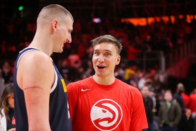 Nikola Jokić i Bogdan Bogdanović Nikola Jokić i Bogdan Bogdanović