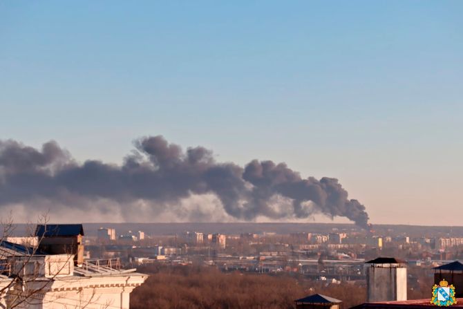 Napad dronom na aerodrom Kursk