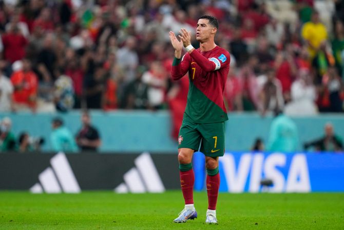 Kristijano Ronaldo Cristiano Ronaldo Portugalija Švajcarska Svetsko fudbalsko prvenstvo Katar 2022