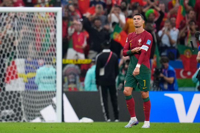 Kristijano Ronaldo Cristiano Ronaldo Portugalija Švajcarska Svetsko fudbalsko prvenstvo Katar 2022