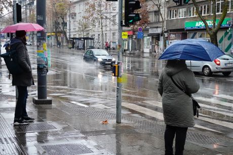 Kiša u Beogradu, pljusak, jesen, hladno vreme