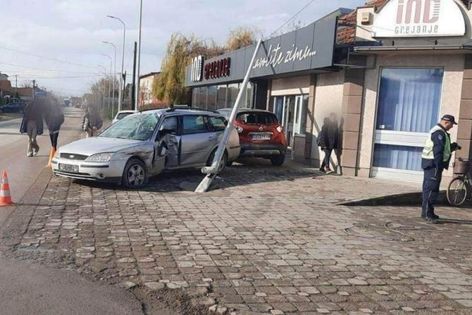 Leskovac, saobraćajna nezgoda