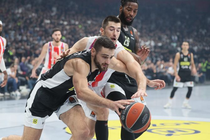 KK Partizan - KK Crvena zvezda, Evroliga