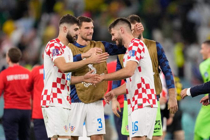 Fudbal Svetsko prvetstvo SP Katar Hrvatska - Brazil, fudbalska reprezentacija Hrvatske