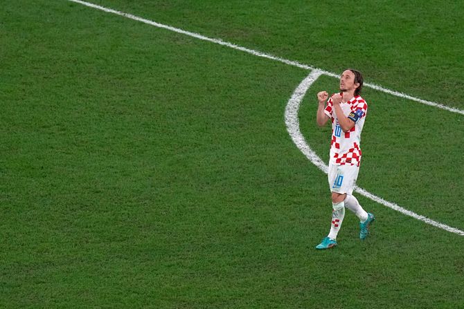 Fudbal Svetsko prvetstvo SP Katar Hrvatska - Brazil, Luka Modrić