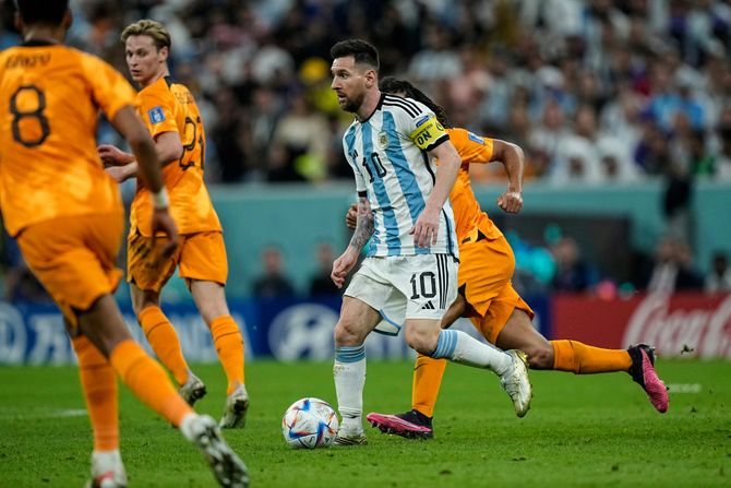 Svetsko prvenstvo SP Katar Argentina - Holandija Lionel Mesi Svetsko prvenstvo SP Katar Argentina - Holandija Lionel Mesi