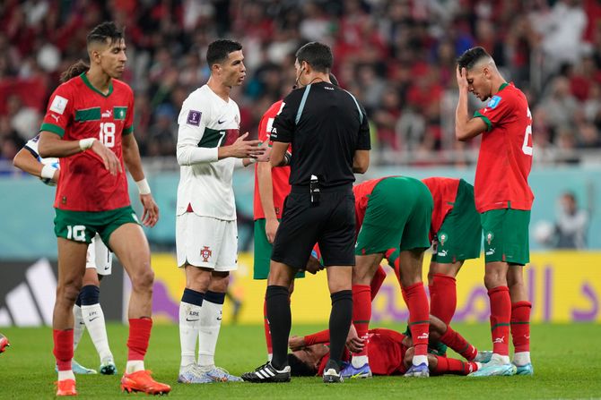 Svetsko prvenstvo SP Katar Maroko - Portugal Kristijano Ronaldo