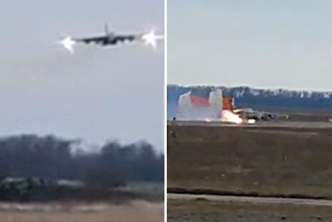 Avion Rusija gori požar Avion Rusija gori požar