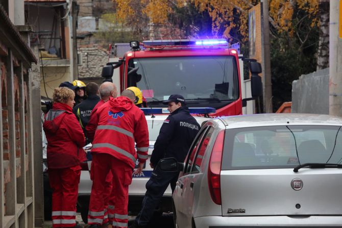 Obešen čovek gradilište Tošin bunar