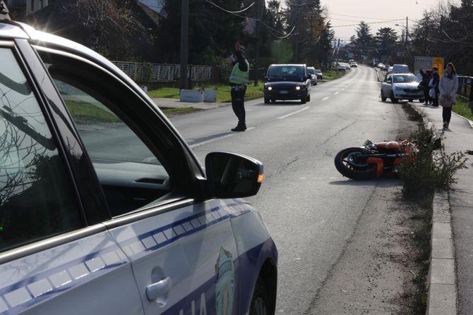 Motor udes Jainci policija uviđaj