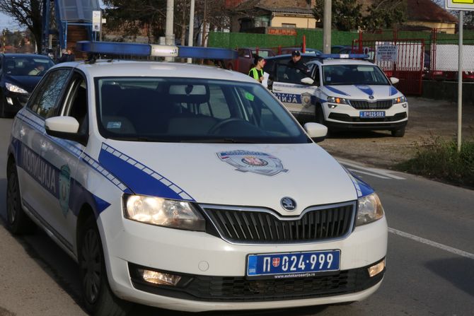 Motor udes Jainci policija uviđaj