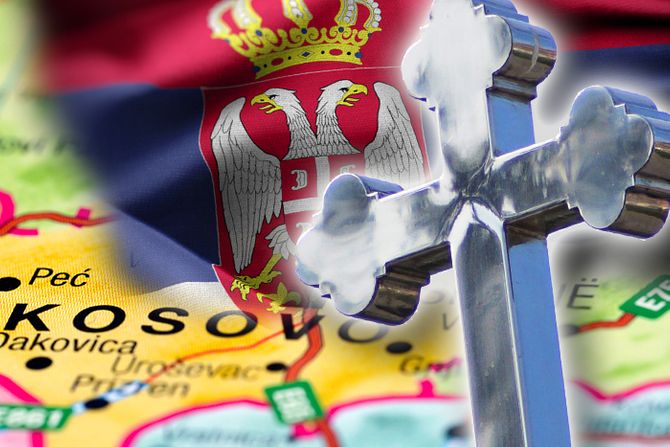 Srbija zastava Kosovo krst Srbija zastava Kosovo krst
