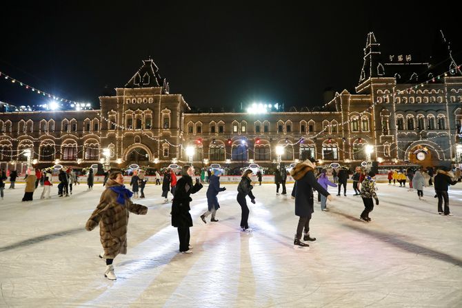 Moskva Rusija grad Nova godina